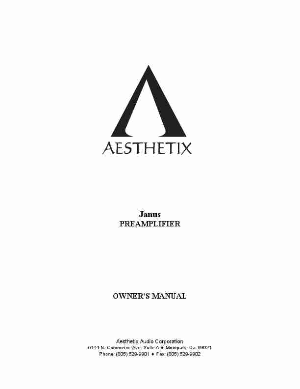 Aesthetix Audio Stereo Amplifier Janus-page_pdf